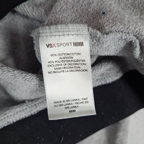 Victoria’s Secret Sport VSX Sweater Shirt Womens Medium Gray Longsleeve - Picture 9 of 11